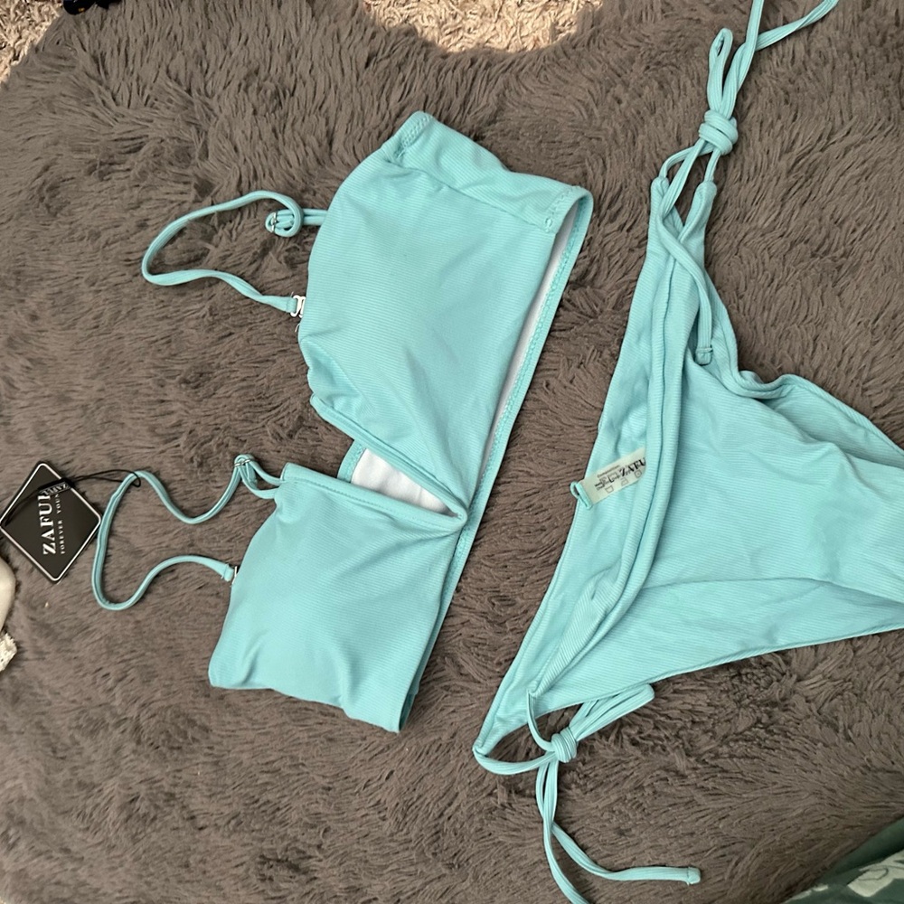 ZAFUL Light Blue Bikini Set